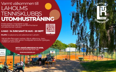 Inbjudan till utomhusträningen 2026