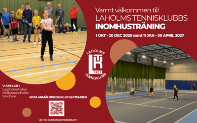 Anmälan till inomhussäsongen