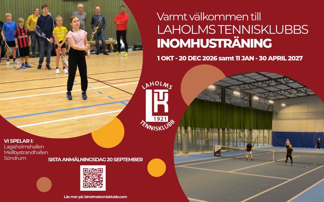 Anmälan till inomhussäsongen